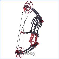 Compound Bow 40-70lbs Short Axis Archery Let Off 80% RH LH Bow Hunting Fishing