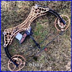 Compound Bow 40-70lbs Short Axis Steel Ball 500FPS Archery Hunting Fishing NEW