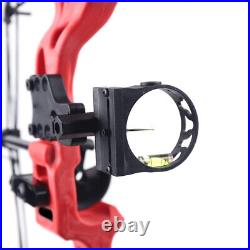 Compound Bow Arrow Kit Portable Archery Set Arrows Double Cam Adjust 15-25lbs