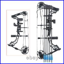 Compound Bow Arrows Kit 329 fps Adjustable Archery Hunting Target 30-70lbs