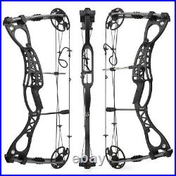 Compound Bow Kit 0-70lbs Archery Hunting Package Arrows Adult Target Shooting