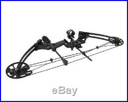 Compound Bow Kit 30-75lbs Hunting Targeting Fiberglass Arrow Rest Quiver Sight