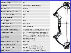 Compound Bow M1 Hunting Archery Bows Package Hunter Outdoor Aluminum 19-70lbs