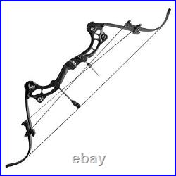 Compound Bow Set 30-55lbs Adjustable 320FPS Archery Recurve Bow Hunting Fishing