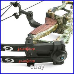 Compound Bow Short Axis Archery 50-75lbs Bow Hunting Fishing Let Off 80% RH LH
