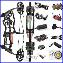 Compound Bow Short Axis Steel Ball 40-65lbs Archery Bow Hunting Fishing RH LH