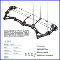 EK Archery Axis 60 lbs Compound Bow Black