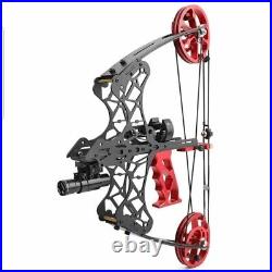 Falcon RED Slingbow 45lbs Dual-use Steel Ball Arrows Archery Fishing Hunting