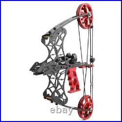 Falcon RED Slingbow 45lbs Dual-use Steel Ball Arrows Archery Fishing Hunting