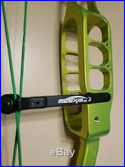 G5 Prime One Stx 39 Electric Lime Green 3d Target Bow 30/60lb/rh Excellent