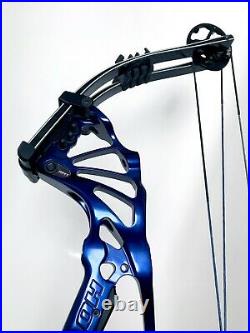 HOYT Prevail SVX, left hand, LH Compound Bow, 50 60 lbs, 28 to 29 draw, blue