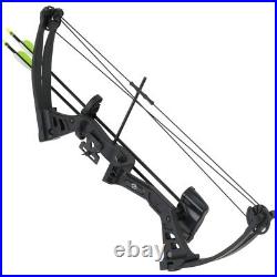 Haller compound bow set 25lbs 68 cm with arrows, bracket & arm protection sports bow