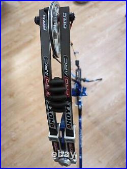 Hoyt CRX35, Sight, Case, Release Aids, Arrows, Long Rods