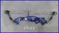 Hoyt Prevail SVX LH Compound Bow Metallic Blue full pack. (see description)