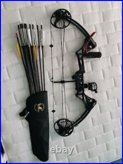 Hunting Archery 15-70LB Whole Set TOPOINT M1 Compund Bow Arrow With Arrows