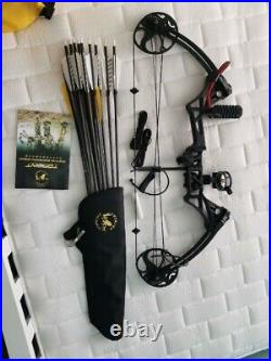 Hunting Archery 15-70LB Whole Set TOPOINT M1 Compund Bow Arrow With Arrows