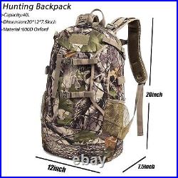 Hunting Backpack, Outdoor Hunting Daypack for Bow or Rifle with Rain Cover. G