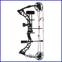 IRQ ARCHERY 45-70LBS BLACK COMPOUND BOW Kit HUNTING TARGET US LIMBS Right Handed
