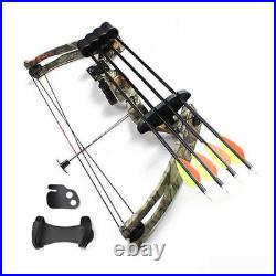 JH7474 20lbs Camo Right Hand Compound Archery Bow F Hunting Fishing Sport