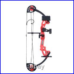 Junior Archery Compound Bow Arrows Set 15-25lbs Youth Outdoor Beginner Hunting
