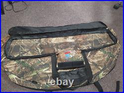 Junxing m120 compound bow camo with carry bag and detatchable quiver 20-70lbs
