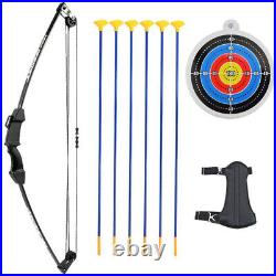 Kids Compound Bow Set 12lbs Children Archery Practice Gift Target Outdoor Game