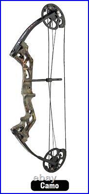 LEFT HANDED Topoint M3 Compound Bow. Package. 10-30lb Draw. Free P&P. CAMO