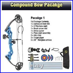 LEFT HANDED Topoint M3 Compound Bow. Package. 10-30lb Draw. Free P&P. CAMO