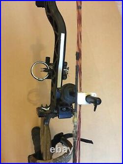 Limbsaver Compound Bow, Deadzone DZ-36, 40lb, Right Handed with case and extras