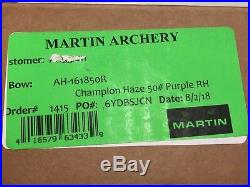 Martin Champion Haze Purple Compound Bow 50lb Right Hand