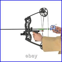 Mini 16inch Compound Bow Set Archery With 35lbs Aluminum Arrows Hunting Fishing