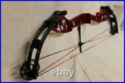 Mybo Edge Archery Compound Bow Red Left Hand Draw Length 28 Weight 50 lbs