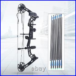 New 35-70lbs Compound Bow Set Carbon Arrows Hunting Bow Bow Bow Sports Bow