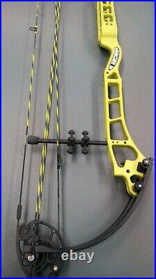 OK Archery Absolute 44 Compound Bow 60lb RH/LH Lemon Green USED