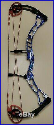 Obsession Archery Addiction Obb Patriot Red White Blue 3d Target Bow 28/rh/60lb