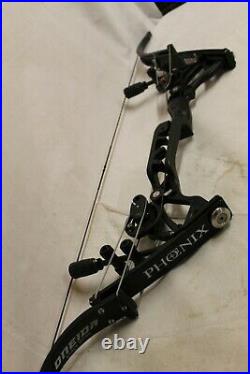 Oneida Eagle Bow Archery Phoenix Compound LH DW 50-70lb DL 25.5-27.5 Black