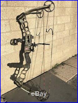 PSE Brute 70lbs. 24-30in. RH Compound Bow with Arrows, Quiver, & Quiver Mount