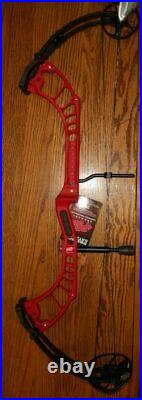PSE Madness SMU Limited Edition Target Compound Bow RH Red 40lb