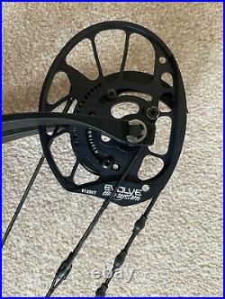 PSE Supra Focus 40 R/H EM Cam 60lb, new Rouge Cable and Strings + Spare