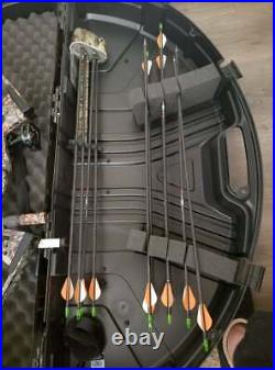 PSE TRITON BOW 27.5 70lb FULLY LOADED with case arrows release etc LEFT HAN