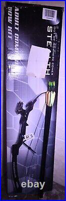 Petron 55lb Stealth Adult Compound Bow kit with Arrows & Release Aid