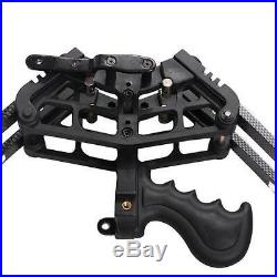 Portable 50Lbs Archery Triangle Compound Bow Hunting Right Left Hand Bow Black