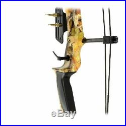 Powerful Adult Compound Bow Set Kit Archery Hunting Right Handed 70lb (CAMO)