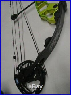 Prime One STX Lime Green Target Compound Bow! RH 29.5 50-60lb