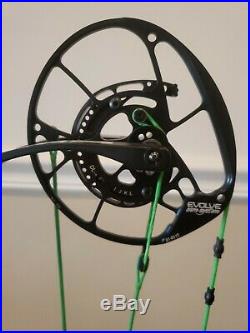 Pse Evolve 35 Green 3d Target Bow Rh/26-31.5/60lb Mint Condition! Save $