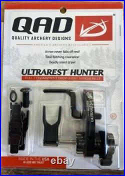 QAD Ultra Rest Hunter Full Containment Drop-Away RH Bow Hunting Arrow Rest