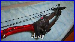Red Compound Bow M107 40-650lbs 23-29 draw RH 40