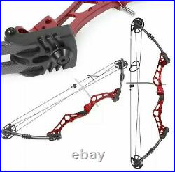 Red Compound Bow M107 40-650lbs 23-29 draw RH 40