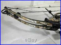 Right Handed Apple Hoyt Camo 60-70lbs Compound Bow w Sight Balance Arrow Guide
