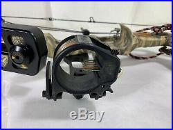 Right Handed Apple Hoyt Camo 60-70lbs Compound Bow w Sight Balance Arrow Guide